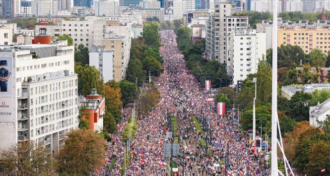 Warszawa, 1 października, Marsz Miliona Serc.