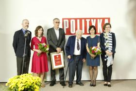 Od lewej: Michał Wójcik, Anna Wylegała, Emil Marat, Stanisław Likiernik, Urszula Glensk, Małgorzata Ruchniewicz