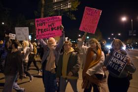 Protest przeciwników Donalda Trumpa