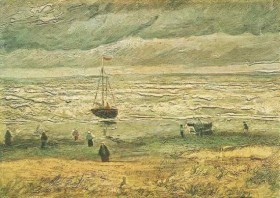 2002 - Vincent van Gogh,  'Widok morza w Scheveningen', skradziony z Muzeum van Gogha w Amsterdamie. Złodziei skazano, obrazu nie odnaleziono.