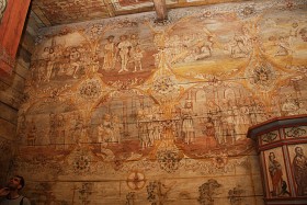 Lipnica Murowana: polichromie w kościele p.w. św. Leonarda, z listy światowego dziedzictwa UNESCO