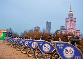 Rowery miejskie cieszą się w stolicy dużą popularnością.