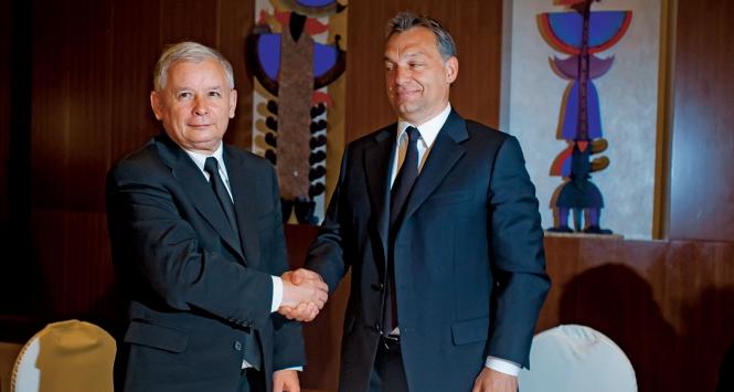 Jarosław Kaczyński i Wiktor Orbán