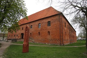 Ostróda, gotycki zamek krzyżackiego komtura, w 1807 r. przez kilka tygodni mieszkał w nim cesarz Francuzów.