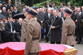 21.07.2008 Warszawa. Pogrzeb Bronisława Geremka