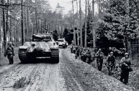 Dywizja Hermann Göring pod Kodersdorfem, kwiecień 1945 r.