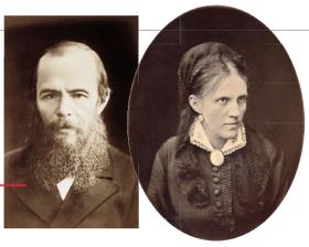 Dostojewski i jego żona Anna Snitkin. To dzięki niej powstały jego najbardziej znane powieści.