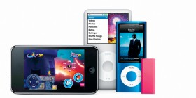 Ascetyczne odtwarzacze iPod firmy Apple