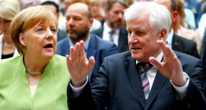 Angela Merkel i Horst Seehofer