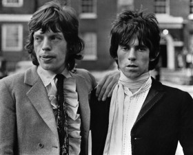 Keith Richards z Mickiem Jaggerem