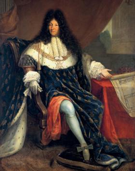 Ludwik XIV. Obraz z epoki.