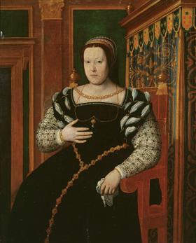 Najważniejsza intrygantka - Katarzyna Medycejska, matka króla Francji.