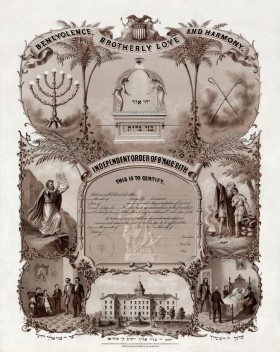 Certyfikat członkostwa w BB z 1876 r.