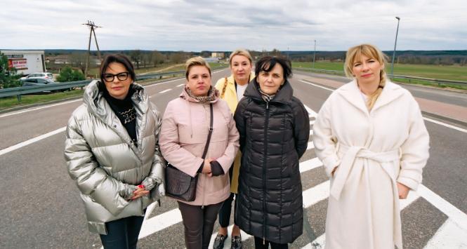 Od lewej: Agnieszka Lasota, Aneta Hrybińska, Elżbieta Dąbrowska, Alina Citko, Ewelina Grygatowicz-Szumowska z Porozumienia Polskich Przedsiębiorców Zjednoczony Wschód.