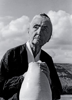 Georgia O’Keeffe w 1974 r.