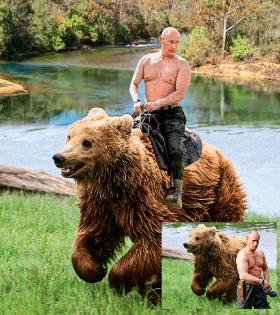 Popularny mem z Władimirem Putinem krążący po sieci.