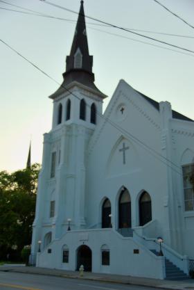Kościół, w którym doszło do strzelaniny.