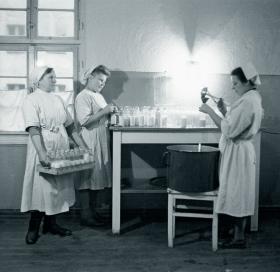 Szpital położniczy, 1949 r.
