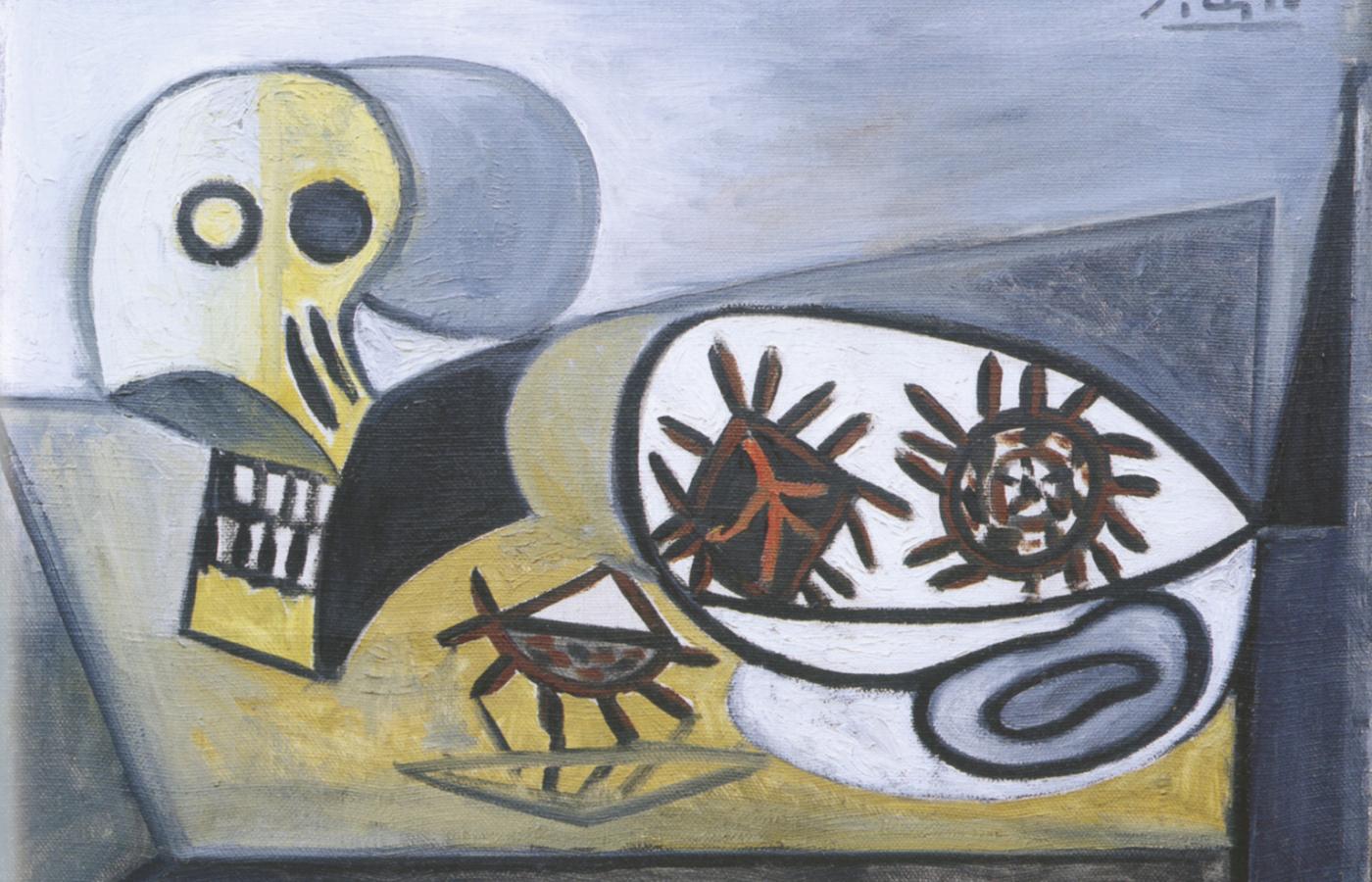 Pablo Picasso - Czaszka i jeżozwierze