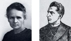 Maria Skłodowska-Curie i Kazimierz Żegleń