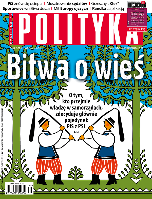 okładka - Polityka 39 2018