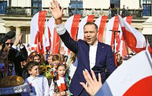 Karol Nawrocki na spotkaniu z mieszkańcami Lubartowa