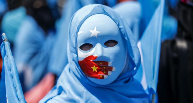 Protest w obronie Ujgurów w Stambule