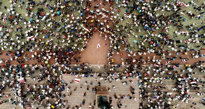 Strajk opozycji w Grodnie, 19 sierpnia 2020 r.