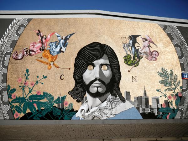 Mural Czesława Niemena w Warszawie