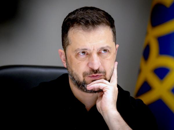 Prezydent Ukrainy Wołodymyr Zełenski