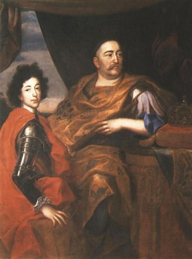 Jan Sobieski z synem Jakubem na portrecie pędzla Jana Triciusa
