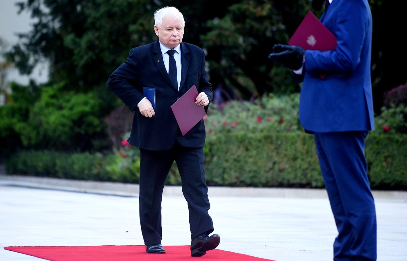 Jarosław Kaczyński po odebraniu nominacji na wicepremiera
