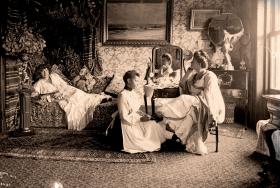 Służba i państwo - dom w Nowym Jorku, 1904 r.