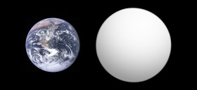 Kepler-10b ma promień równy 1,42 promienia Ziemi. Jest to jednak planeta znacznie (ponad cztery razy) od Ziemi masywniejsza.