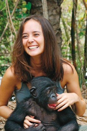 Vanessa Woods jeszcze kilka lat temu nie wiedziała, co oznacza słowo 'bonobo'.  Dzisiaj jest  liczącym sie badaczem tego niezwykłego gatunku małp.