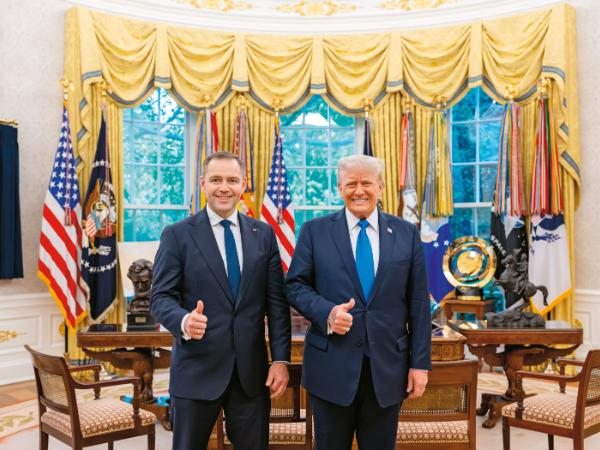 Karol Nawrocki i Donald Trump