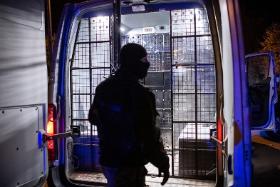 Zatrzymanie grupy 11 uchodzców z Kongo w centrum Gródka.