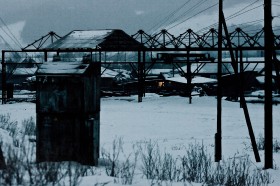 Pozostałości sowchozu w Krasnym Partizanie.