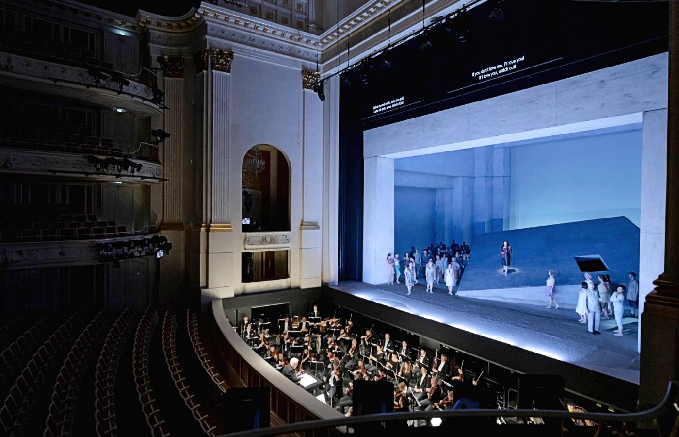 „Carmen” dla pustej publiczności w Staatsoper w Berlinie