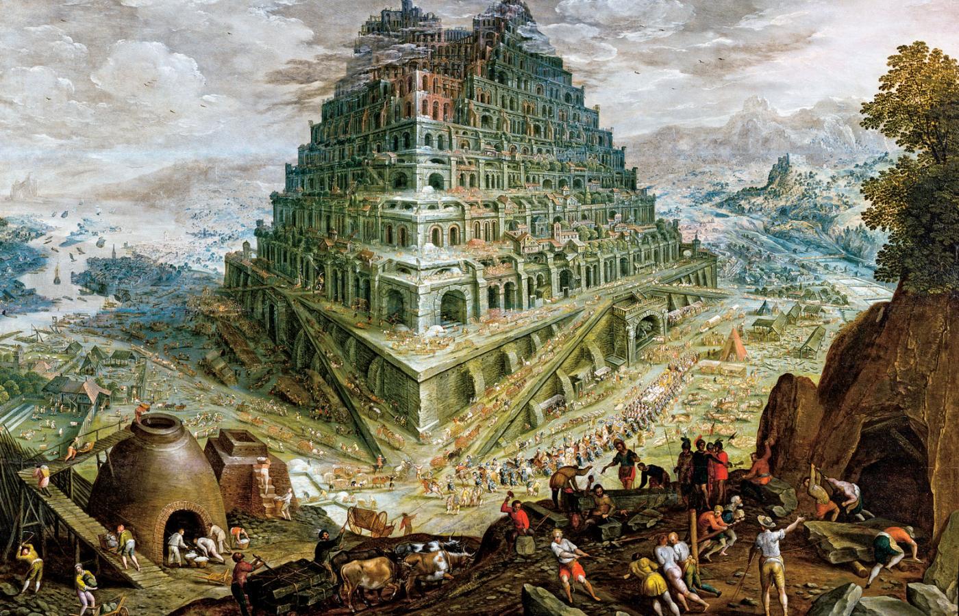„Budowa wieży Babel” Martena van Valckenborcha, około 1600 r.