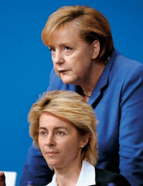 Fizycznie Ursula von der Leyen jest przeciwieństwem Angeli Merkel. Politycznie jej uzupełnieniem.