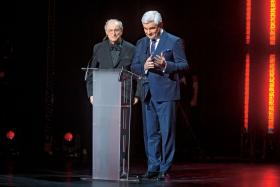 Ryszard Horowitz z Edwinem Bendykiem