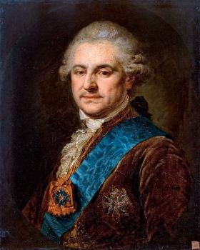 Protegowany carycy Katarzyny II król Stanisław August Poniatowski.