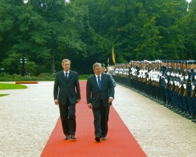 i prezydentem Niemiec Christianem Wulffem.