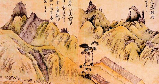 „Podróż do Songdo”; obraz Kang Sehwanga, 1757 r.