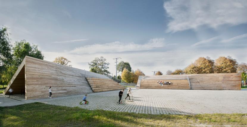 Centrum Aktywności Lokalnej, Rybnik.Projekt: Marlena Wolnik MW Architekci.