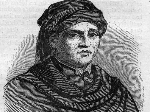 Andrea di Cione di Arcangelo zwany Orcagna − florencki malarz, rzeźbiarz, złotnik i architekt z XIV w. Anonimowy grawerunek.