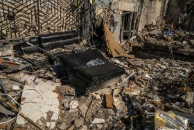 Pizzeria Ria w Kramatorsku, lipiec 2023 r.