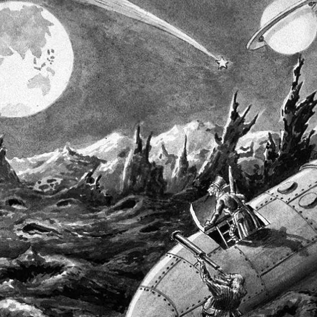 Szkic Georgesa Mélièsa do jego filmu „Podróż na Księżyc” z 1902 r.