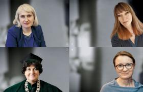 Prof. Anna Wypych-Gawrońska, dr hab. Mirosława Jarmołowicz, prof. Hanna Kostrzewska, pProf. Barbara Marcinkowska